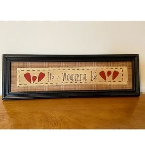 Inspirational Wall Hanging - It’s A Wonderful Life